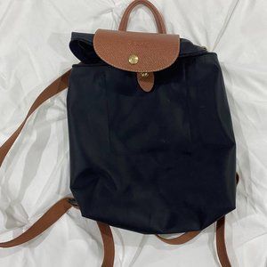 Longchamp Le Pilage Backpack nylon and leather
